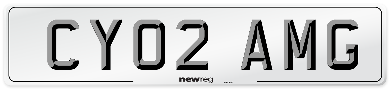 CY02 AMG Number Plate from New Reg